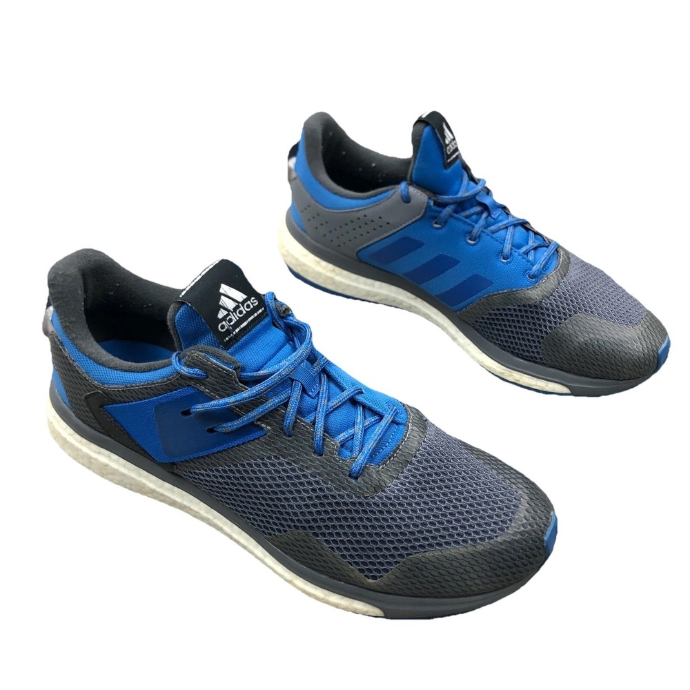 Adidas Response 3M Shoes Men 12 Blue Gray AQ2500 Running Sneaker Athletic Adult